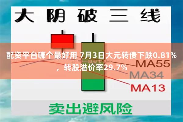 配资平台哪个最好用 7月3日大元转债下跌0.81%，转股溢价率29.7%