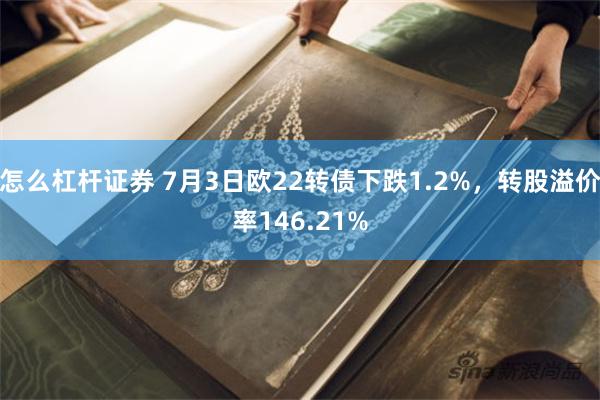 怎么杠杆证券 7月3日欧22转债下跌1.2%，转股溢价率146.21%